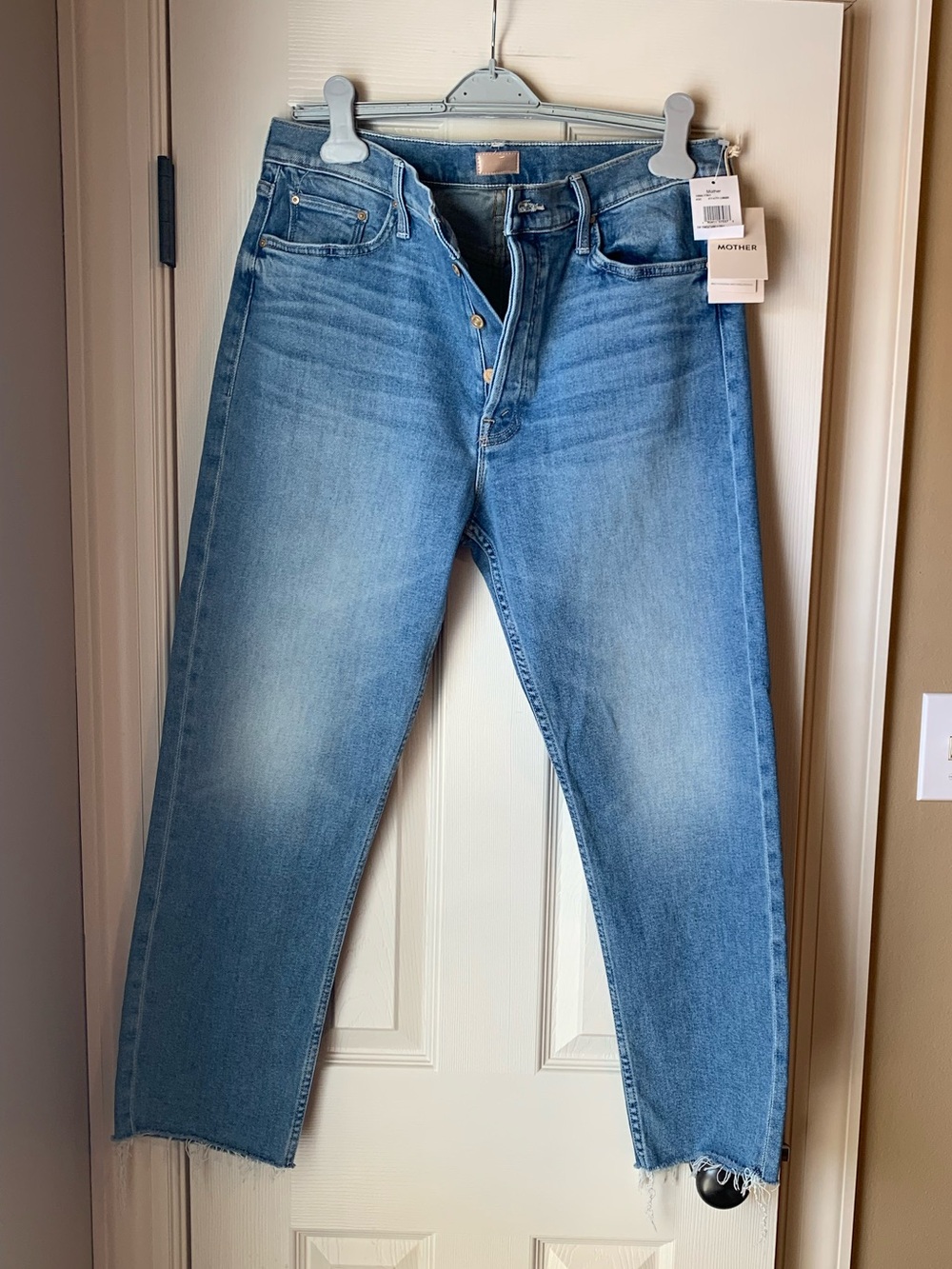 NWT - Mother - The Tomcat Ankle Fray - Kitty Corner - Size 34